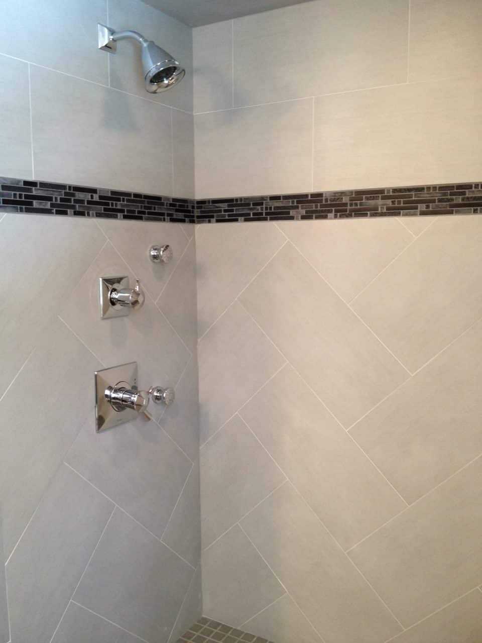 Herringbone Bathroom