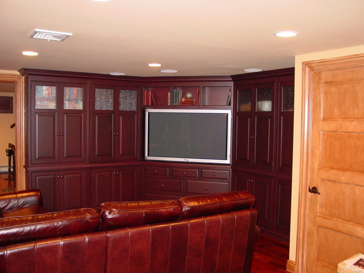 NJ Custom Cabinets Media Room