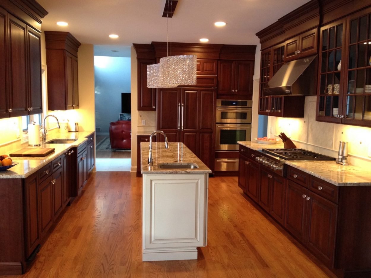 Traditional Cherry Kitchen Remodel in New Jersey