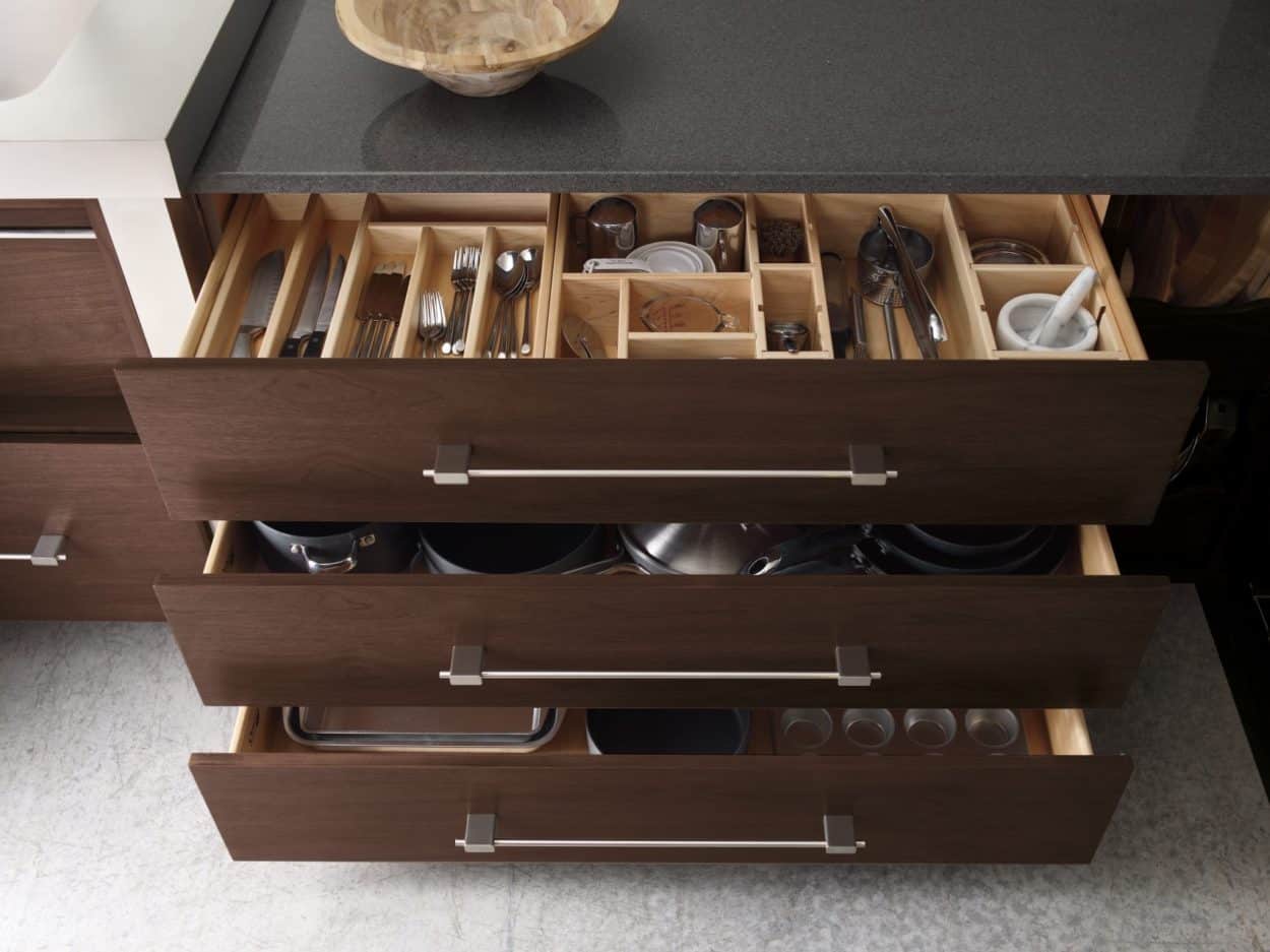 Interior Custom Kitchen Drawers custom kitchen cabinet organizers nj cabinets in new jersey