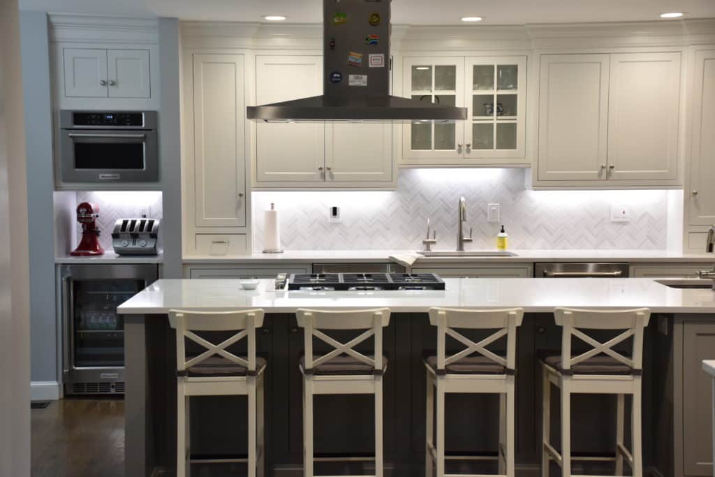 white kitchen cabinets in Ridgewood NJ