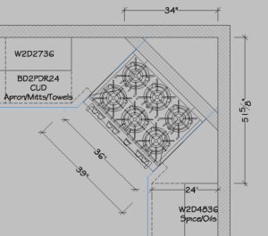 Corner Stove Plan