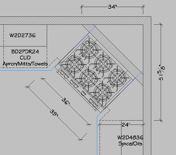 Corner Stove Kitchen | How to Plan the Layout | Trade Mark ...