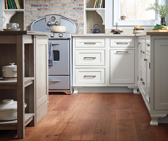 kitchen cabinets in two tone finish