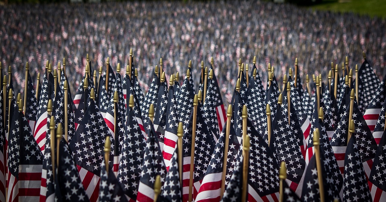 memorial day flags